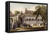 Peking Hall of Audience-Thomas Allom-Framed Stretched Canvas