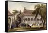Peking Hall of Audience-Thomas Allom-Framed Stretched Canvas