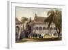 Peking Hall of Audience-Thomas Allom-Framed Art Print