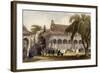 Peking Hall of Audience-Thomas Allom-Framed Art Print