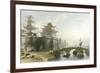 Peking West Gate-Thomas Allom-Framed Art Print