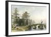 Peking West Gate-Thomas Allom-Framed Art Print