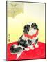 Pekingese Dog and Bush Warbler-Koson Ohara-Mounted Giclee Print