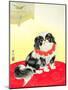 Pekingese Dog and Bush Warbler-Koson Ohara-Mounted Giclee Print