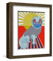 Pekingese-Jennifer Davis-Framed Art Print
