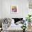 Pekingese-Jennifer Davis-Framed Art Print displayed on a wall