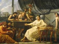 Caesar Dictating His Commentaries-Pelagio Palagi-Stretched Canvas