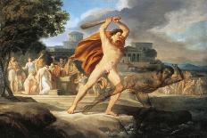 Hercules Defeats Thanatos-Pelagio Palagi-Giclee Print