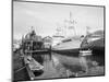 Pelagos Docked at Rowe Machine Works-Ray Krantz-Mounted Photographic Print