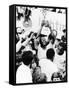 Pele in Triumph in Mexico City, June 21, 1970-null-Framed Stretched Canvas