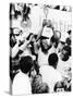 Pele in Triumph in Mexico City, June 21, 1970-null-Stretched Canvas
