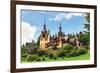 Peles Castle Sinaia Romania-null-Framed Art Print