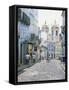 Pelhourinho, Salvador De Bahia, Unesco World Heritage Site, Bahia, Brazil, South America-G Richardson-Framed Stretched Canvas