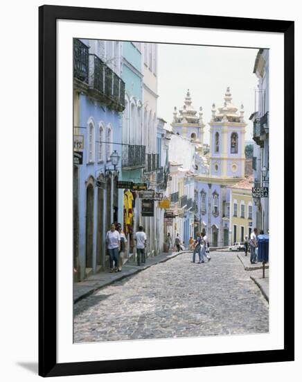 Pelhourinho, Salvador De Bahia, Unesco World Heritage Site, Bahia, Brazil, South America-G Richardson-Framed Photographic Print