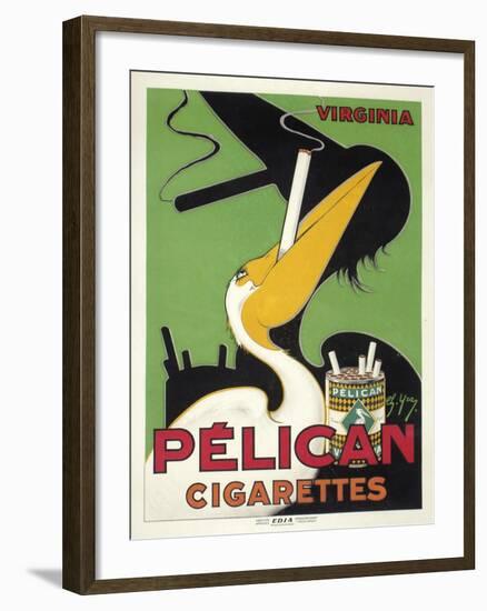 Pelican cigarettes-null-Framed Giclee Print