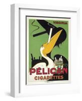 Pelican cigarettes-null-Framed Giclee Print