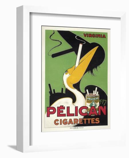 Pelican cigarettes-null-Framed Giclee Print