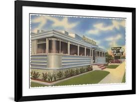 Pelican Diner, Retro-null-Framed Premium Giclee Print