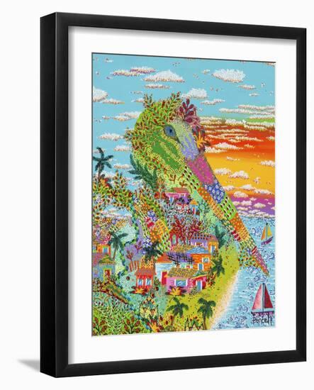 Pelican Miracle-Debra Denise Purcell-Framed Giclee Print