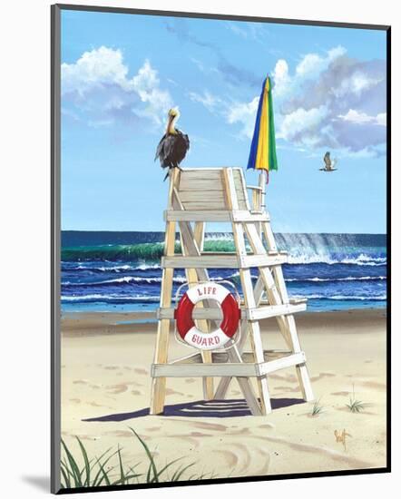 Pelican Perch-Scott Westmoreland-Mounted Art Print