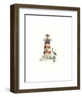 Pelican Point Light-Lisa Danielle-Framed Art Print