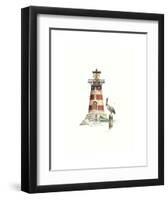 Pelican Point Light-Lisa Danielle-Framed Art Print