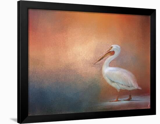 Pelican Walk-Jai Johnson-Framed Giclee Print