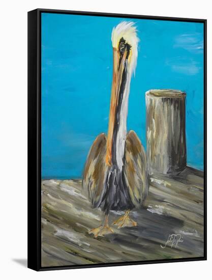 Pelican Way I-Julie DeRice-Framed Stretched Canvas