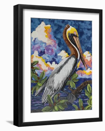 Pelican-Kestrel Michaud-Framed Giclee Print