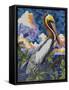 Pelican-Kestrel Michaud-Framed Stretched Canvas