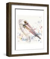 Pelicans About-Sillier than Sally-Framed Art Print