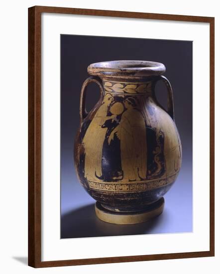 Pelike, Red-Figure Pottery from Amantia, Near Vlora, Albania-null-Framed Giclee Print