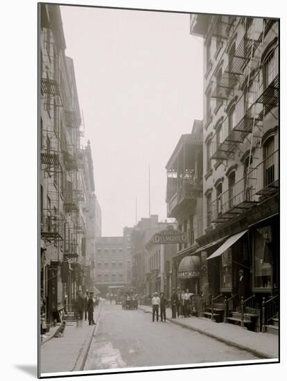 Pell Street, Chinatown, New York, N.Y.-null-Mounted Photo