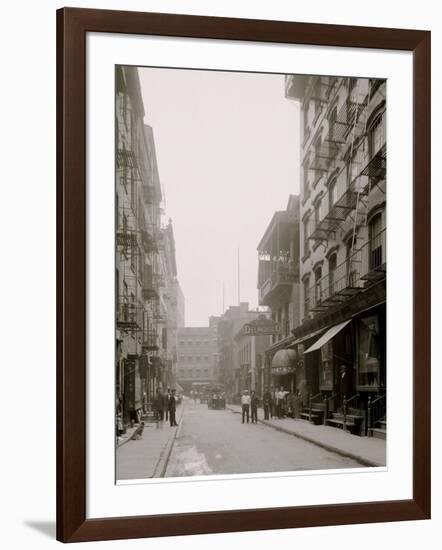 Pell Street, Chinatown, New York, N.Y.-null-Framed Photo