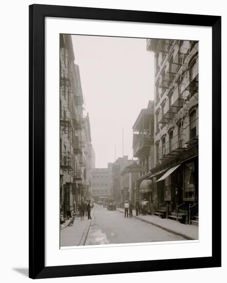 Pell Street, Chinatown, New York, N.Y.-null-Framed Photo