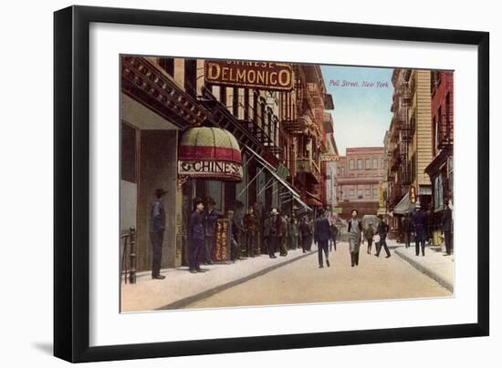 Pell Street-null-Framed Art Print