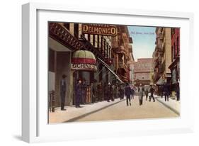 Pell Street-null-Framed Art Print