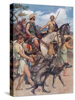Pelopidas Setting Out for Thebes-William Rainey-Stretched Canvas