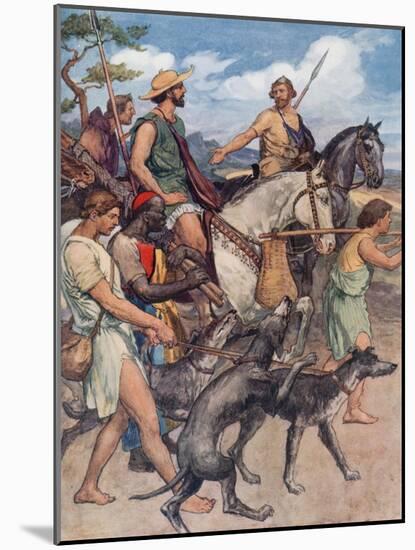 Pelopidas Setting Out for Thebes-William Rainey-Mounted Giclee Print