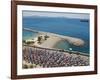 Peloton Along Mediterranean Sea, Third Stage of Tour de France, Marseille, July 7, 2009-null-Framed Photographic Print