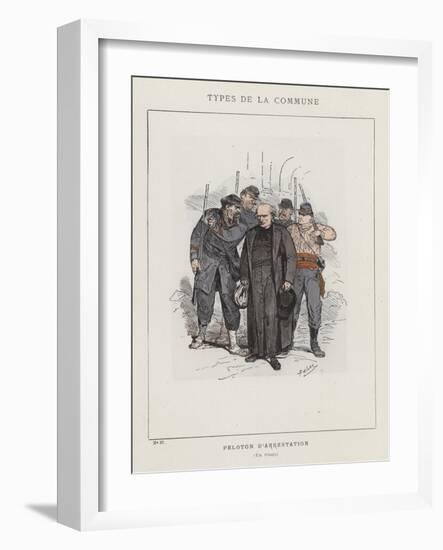 Peloton D'Arrestation, Un Otage-Charles Albert d'Arnoux Bertall-Framed Giclee Print