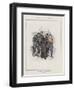 Peloton D'Arrestation, Un Otage-Charles Albert d'Arnoux Bertall-Framed Giclee Print