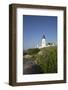 Pemaquid Light and Wild Morning-Glory and Vetch, Pemaquid Point Peninsula-Lynn M^ Stone-Framed Photographic Print