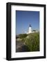 Pemaquid Light and Wild Morning-Glory and Vetch, Pemaquid Point Peninsula-Lynn M^ Stone-Framed Photographic Print