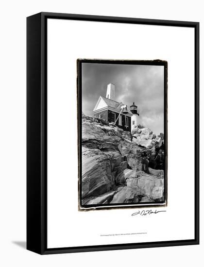 Pemaquid Point Light, Maine II-Laura Denardo-Framed Stretched Canvas