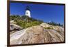 Pemaquid Point Lighthouse near Bristol, Maine, USA-Chuck Haney-Framed Photographic Print