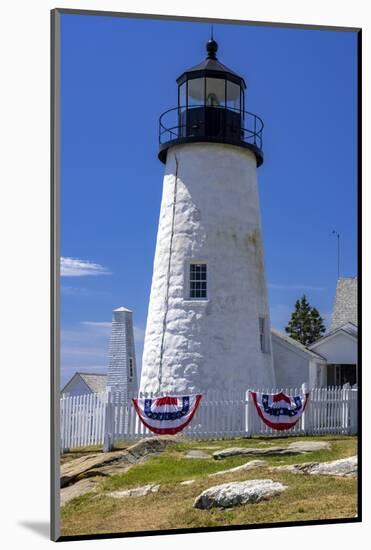 Pemaquid Point Lighthouse near Bristol, Maine, USA-Chuck Haney-Mounted Photographic Print