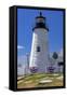 Pemaquid Point Lighthouse near Bristol, Maine, USA-Chuck Haney-Framed Stretched Canvas