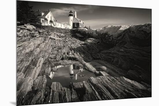 Pemaquid Point Reflection-George Oze-Mounted Premium Photographic Print