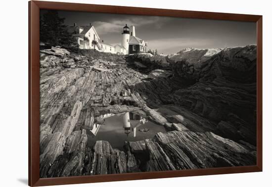 Pemaquid Point Reflection-George Oze-Framed Photographic Print